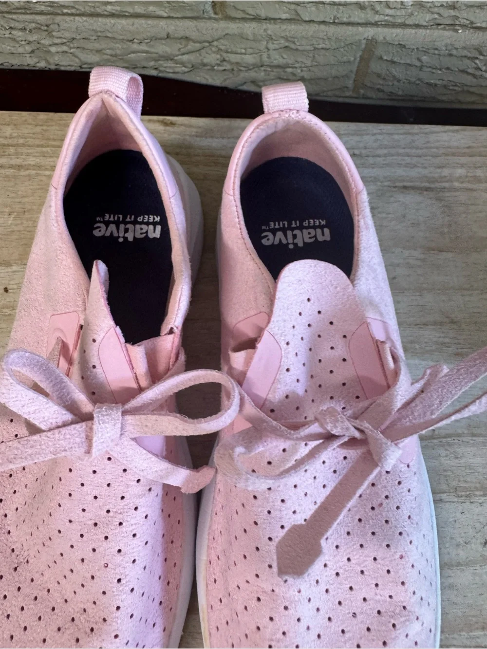 Native sneakers big girl size 5